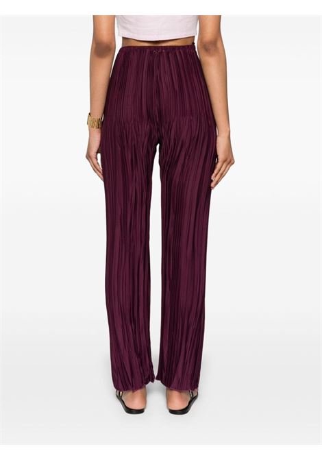 Pantaloni dritti plissé in viola Forte forte - donna FORTE FORTE | 128964043